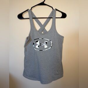 Under Armour Women's Crossback Gray Tank Top